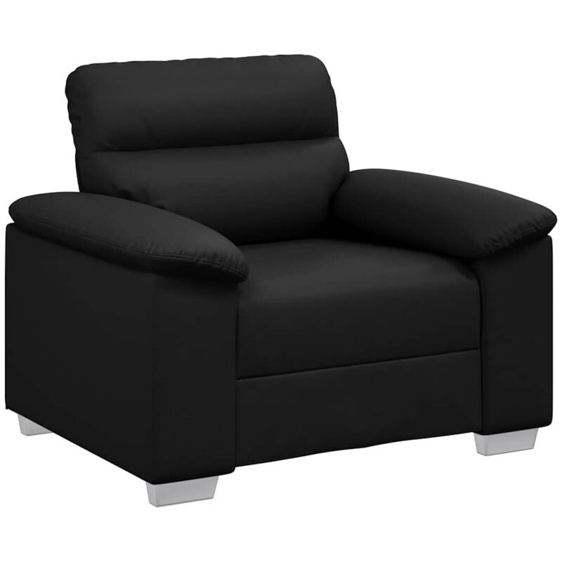 Fauteuil noir 60 cm similicuir - Vidaxl