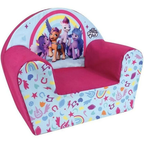 Fauteuil - Chaise - Bebe - Enfant  club Zipp Sunny Pipp Izz MY LITTLE PONY - Fun House - L.52 x P.33 x H.42 cm - origine France