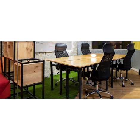 Fauteuil chaise de bureau noir inclinable ergonomique design moderne