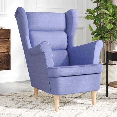 Fauteuil-Chaise de relaxation-Fauteuil Relax bleu jean 74x84x100 cm tissu 905120
