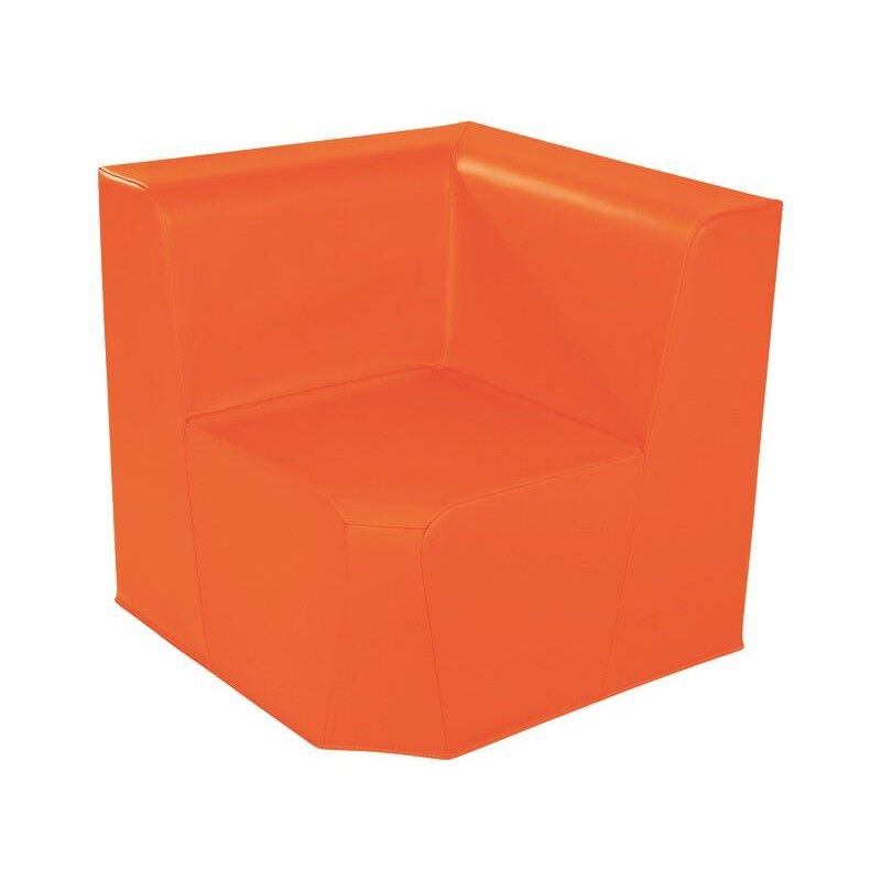 Fauteuil Chauffeuse d'Angle Wesco Basic Hauteur 32cm Orange - 54 189007