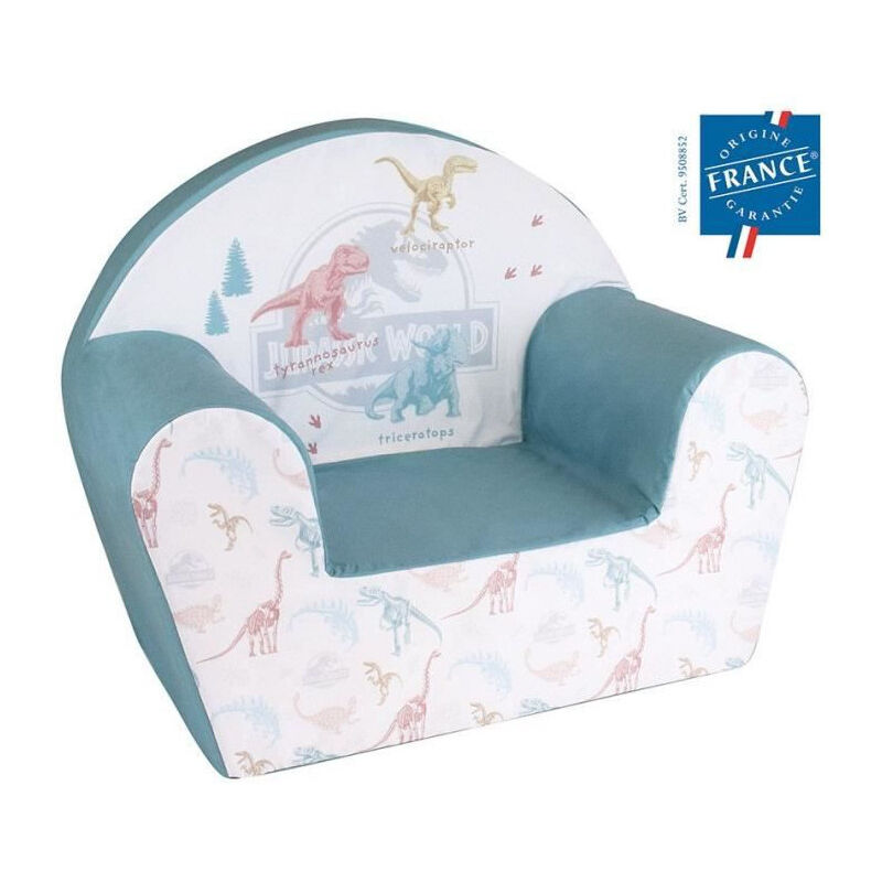 Fun house jurassic world Fauteuil Club dinosaures - l.52 x P.33 x H.42 cm - Pour enfant origine France garantie