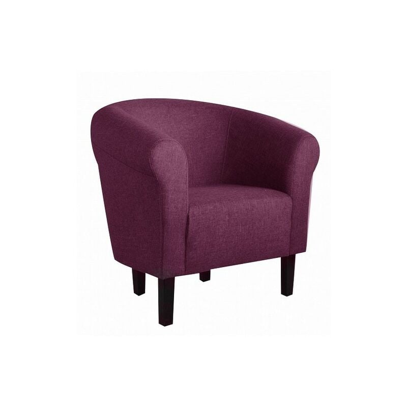 Fauteuil Club Monaco violet