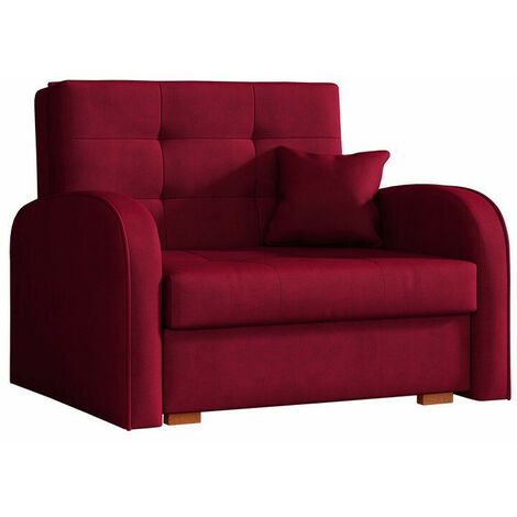 Fauteuil Columbus 114, Kronos 02, 85x103x98cm, Tapisserie, Pieds: Bois, 0, Mobilier déjà assemblé