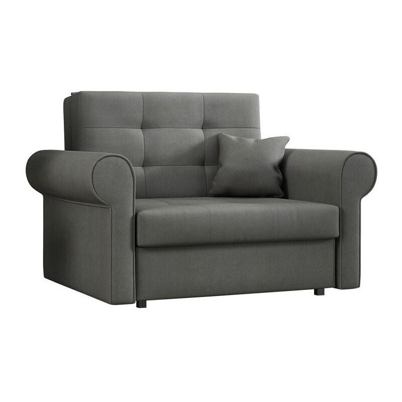 Fauteuil Columbus 127, Mono 246, 85x116x98cm, Tapisserie, Pieds: Métal, 0, Mobilier déjà assemblé