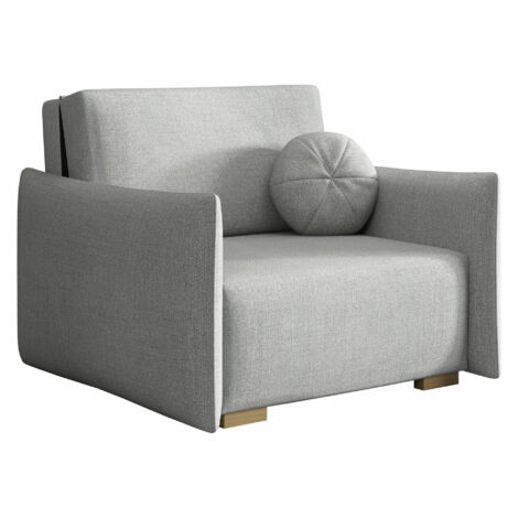 Fauteuil Columbus 222, Soul 16, 85x104x98cm, Tapisserie, Pieds: Bois, 0, Mobilier déjà assemblé