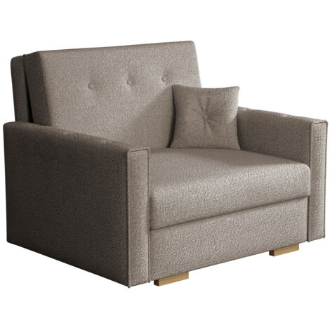 Fauteuil Columbus 236, Coral 50, 85x103x100cm, Tapisserie, Pieds: Bois, 0, Mobilier déjà assemblé