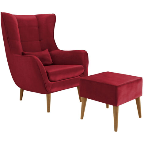 Fauteuil Comfivo 206, Kronos 02, 106x80x95cm, Tapisserie, Pieds: Bois, 0