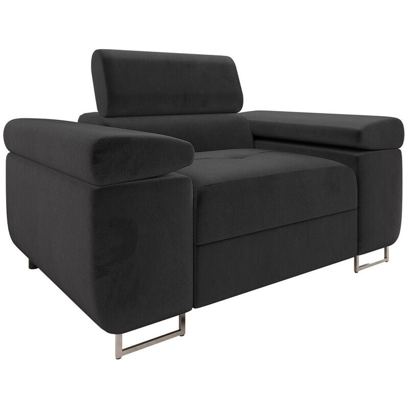 Fauteuil Comfivo Eliferu 106, Manila 18, 70x134x102cm, Tapisserie, Pieds: Métal, 0