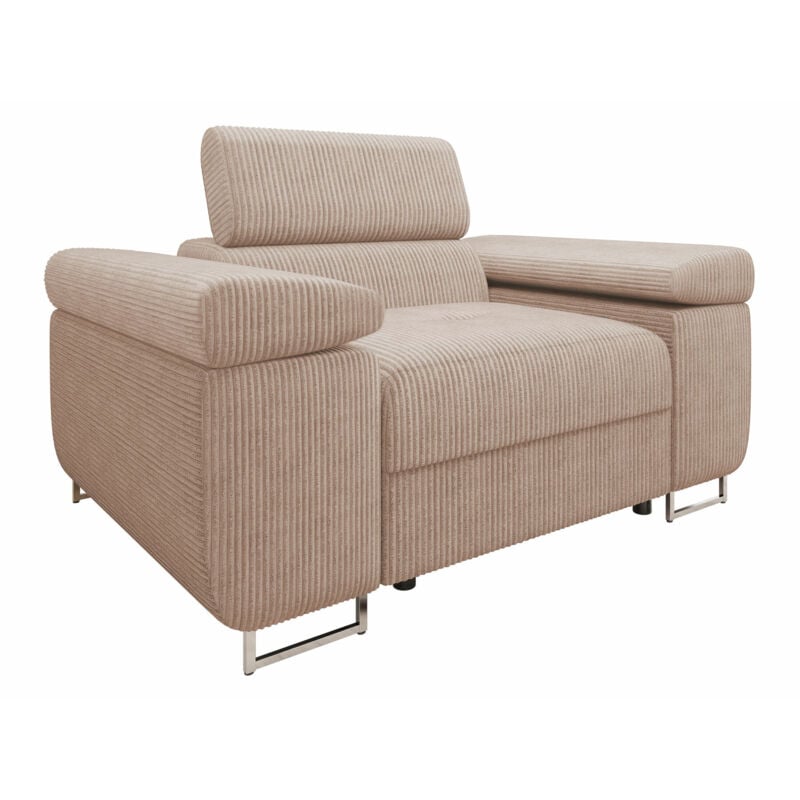 Fauteuil Comfivo Eliferu 106, Poso 52, 70x134x102cm, Tapisserie, Pieds: Métal, 0