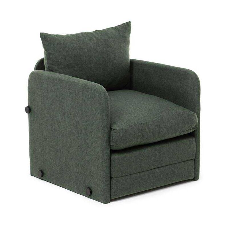 Fauteuil convertible en tissu Saga
