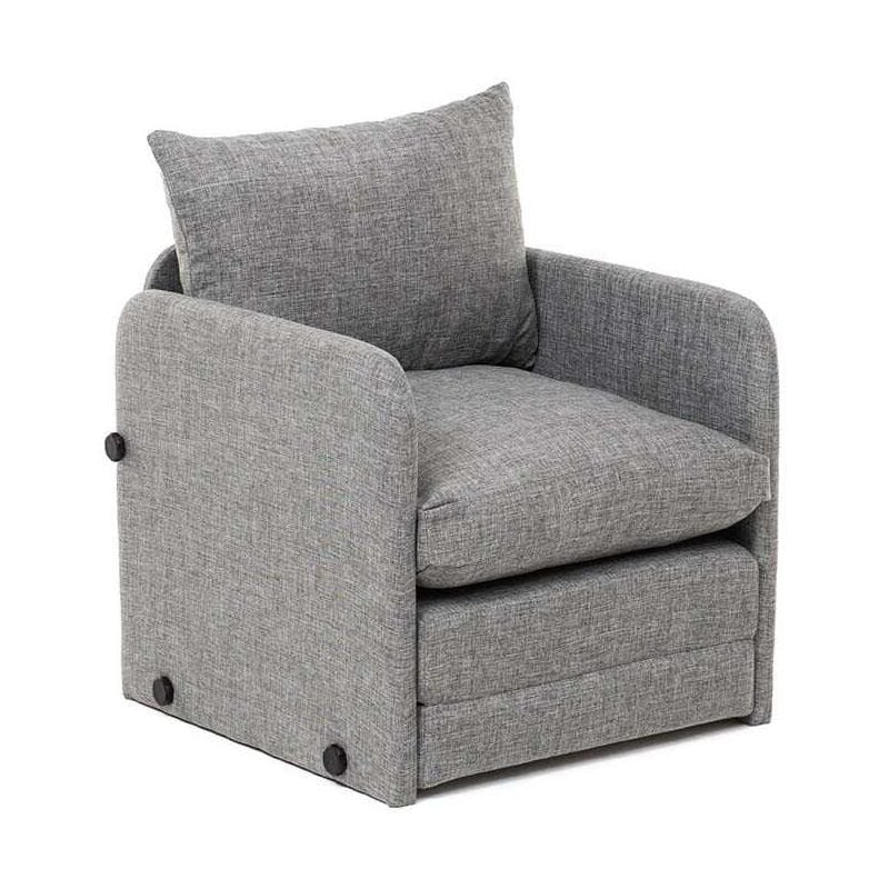 Fauteuil convertible en tissu Saga