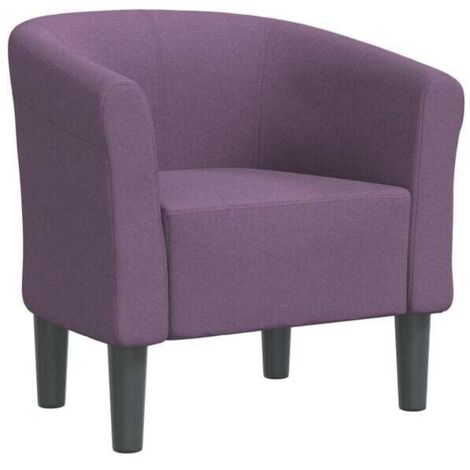 Fauteuil convertible en tissu violet