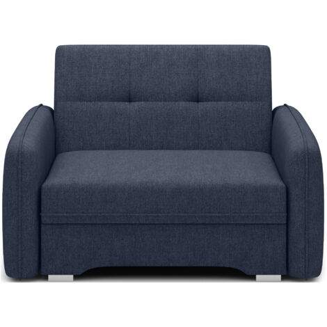 Fauteuil convertible LANY - Compact et ingénieux-Bleu foncé