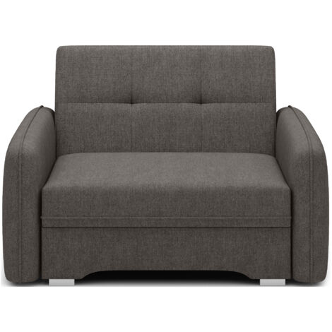 Fauteuil convertible LANY - Compact et ingénieux-Gris anthracite