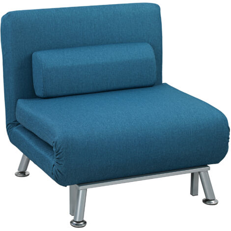 Fauteuil convertible MELANIE bleu