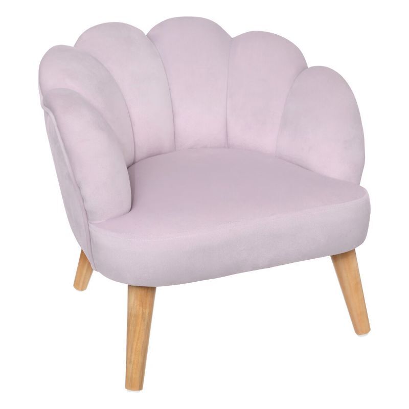 Fauteuil Coquillage Enfant Sirène 46cm Violet