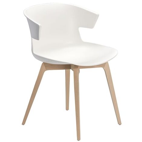 Fauteuil Cove coque blanche - Maxiburo