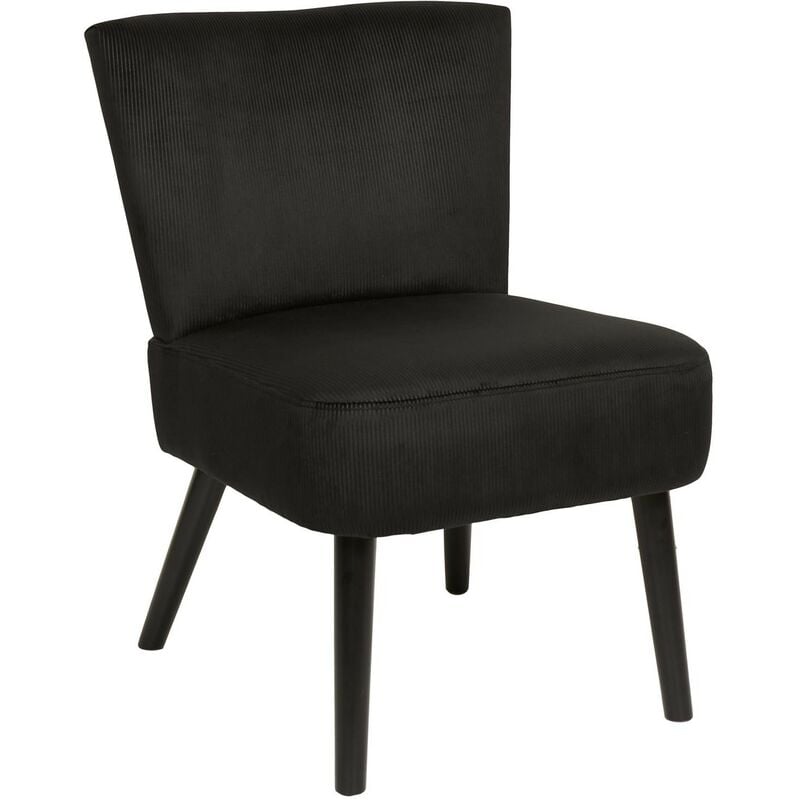 Fauteuil Crapaud Giulia Noir Home Deco Factory