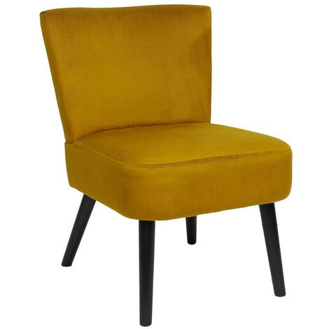 Fauteuil Crapaud Giulia Jaune