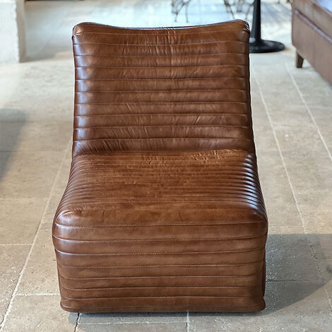 Fauteuil cuir Milano 59x84x71cm