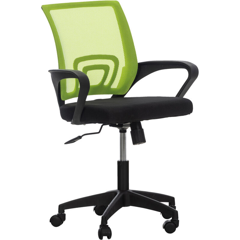 Chaise de bureau d'Auburn avec roues vertes