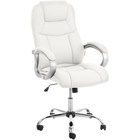 Fauteuil de bureau BIG APOLL similicuir Blanc