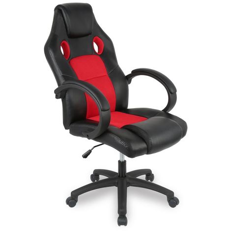 Fauteuil De Bureau Chaise De Racing Gamer Ergonomique Pu Siege