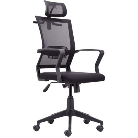 Riverside Chaise de bureau ergonomique blanche réglable en hauteur