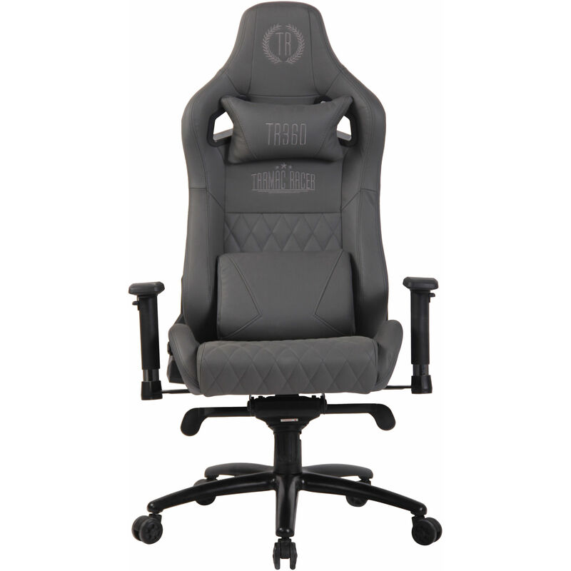 Chaise présidentielle avec une apparence moderne en réel en cuir diverses couleurs colore : Gris