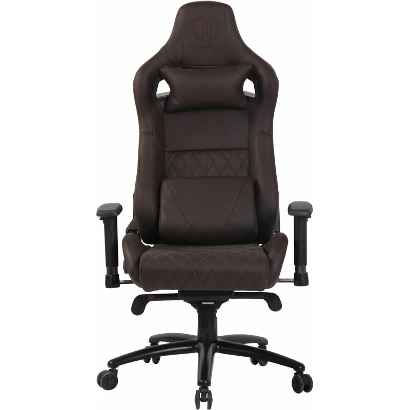 Chaise présidentielle avec une apparence moderne en réel en cuir diverses couleurs colore : marron