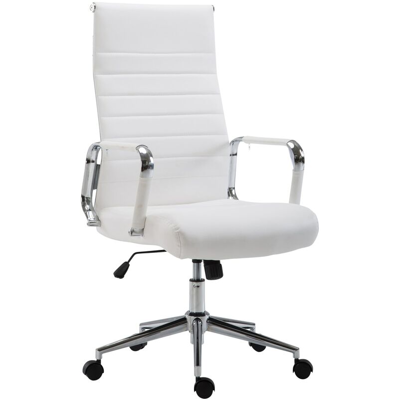CLP Fauteuil de bureau Kolumbus similicuir , Blanc