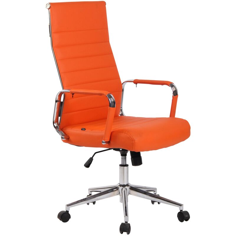 CLP Fauteuil de bureau Kolumbus similicuir , Orange