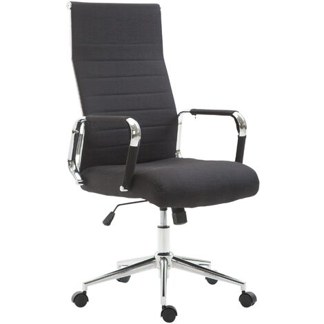 Fauteuil de bureau Kolumbus tissu Noir