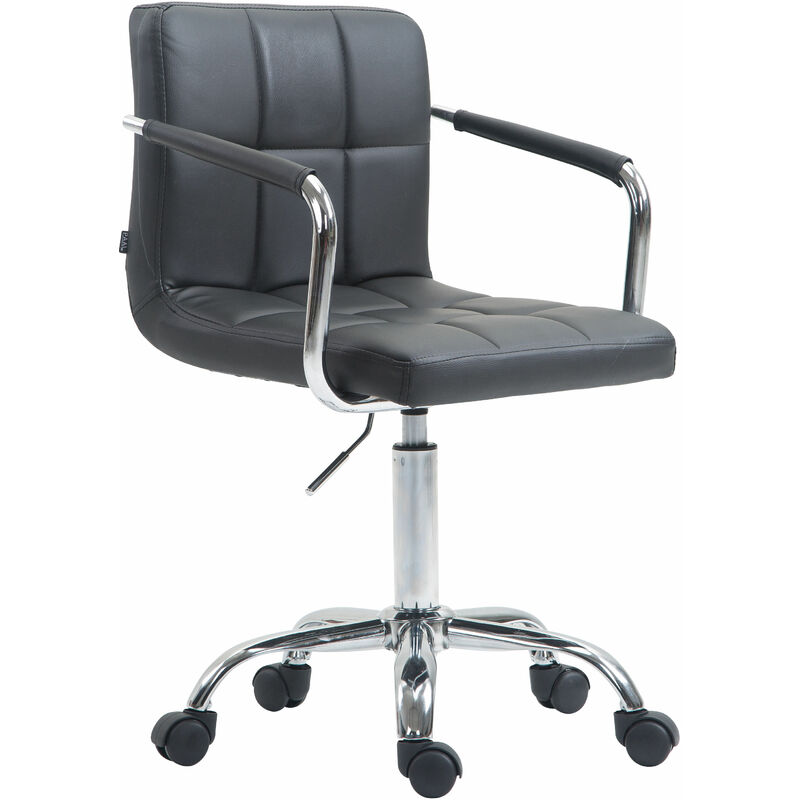 CLP Fauteuil de bureau Lucy V2 en similicuir , Gris
