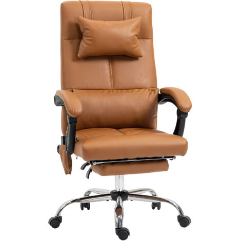 Fauteuil de bureau massant MIRO camel