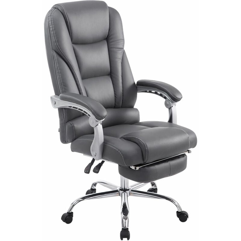 Fauteuil présidentiel avec des roues et des plâtres de différentes couleurs comme colore : Gris