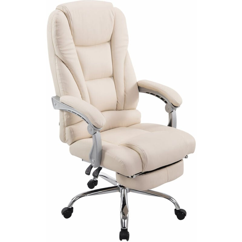 Fauteuil présidentiel avec des roues et des plâtres de différentes couleurs comme colore : Crème