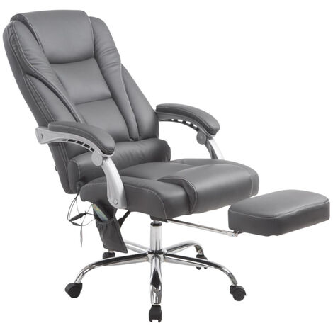 Fauteuil de bureau PACIFIC en similicuir avec une fonction massage