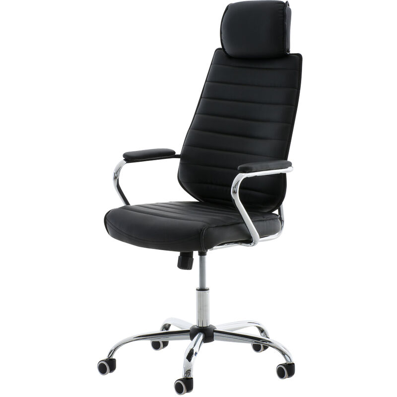 CLP - Fauteuil de bureau Rako similicuir noir