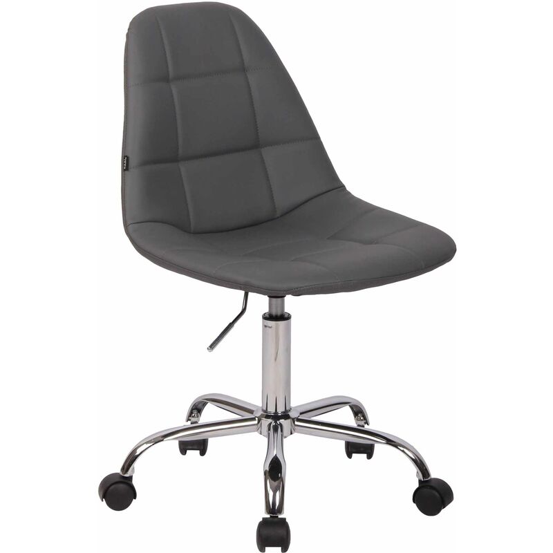CLP Fauteuil de bureau Reims Similicuir , Gris