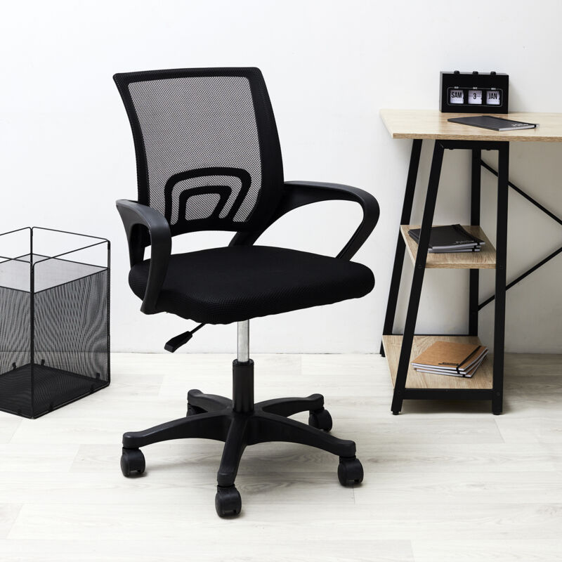 Fauteuil de bureau Noir Home Deco Factory