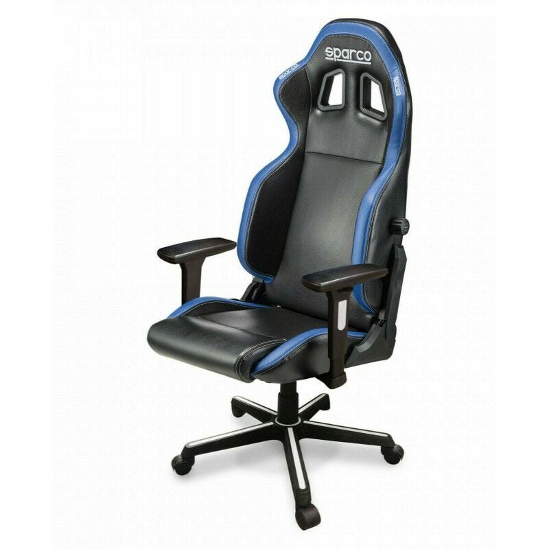 sparco - fauteuil de bureau modèle r100s noir bleu