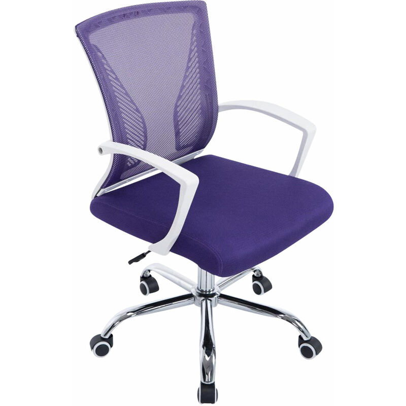 CLP - Fauteuil de bureau Tracy violet Chrome