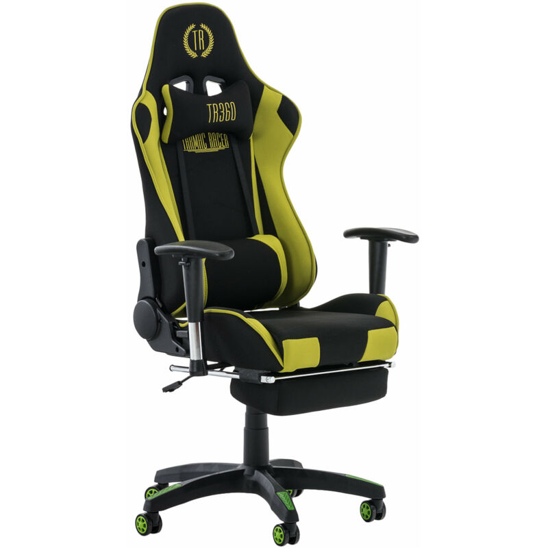 Fauteuil De Bureau Turbo Xl En Similicuir Noir Vert Stoff Clp1916700125