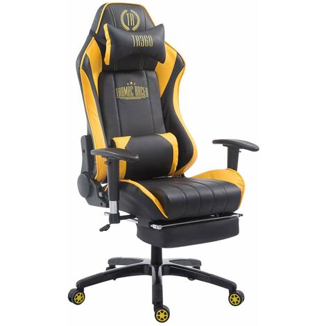 Fauteuil de bureau XL Shift similicuir avec appui-pieds