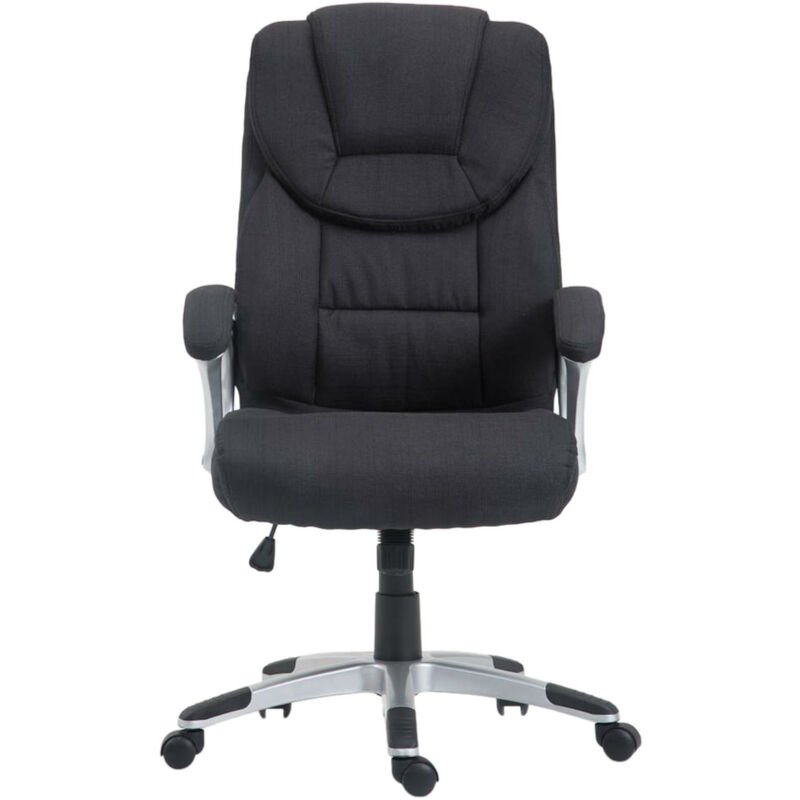 Siège de chaise de bureau pratique et ergonomique en différentes couleurs tissu colore : noir