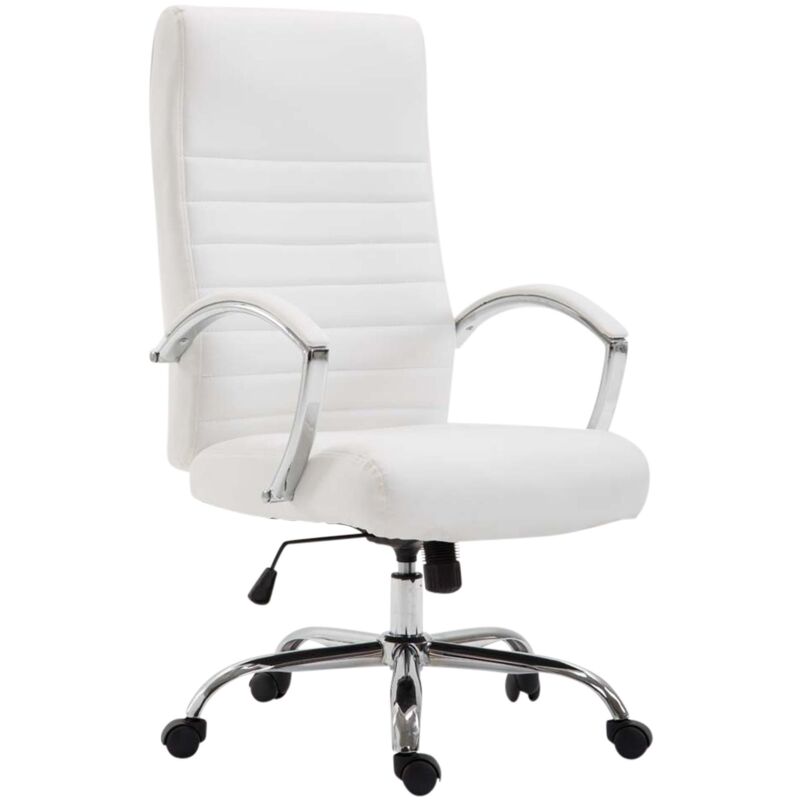 Session matelassée de fond de fauteuil de bureau de différentes couleurs colore : Blanc