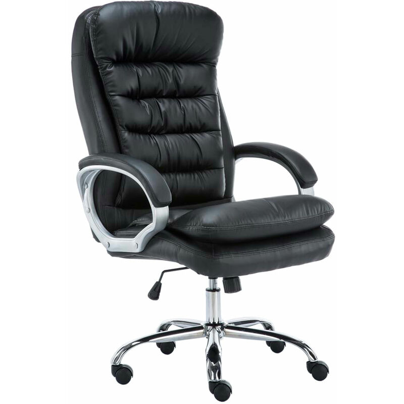 CLP - Chaise de bureau élégante réglable en hauteur chaise directionnelle diverses couleurs Couleur : Noir