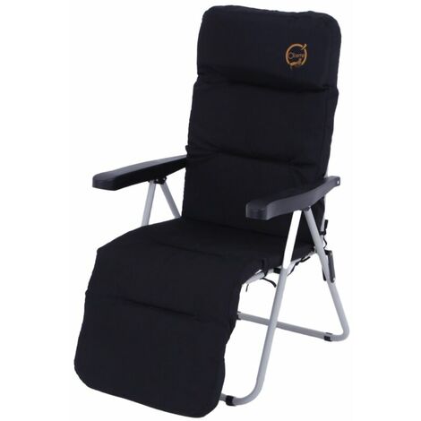 Fauteuil de camping relax pliable - O'camp - Multipositions - Dimensions : 62 x 92 x 105 cm